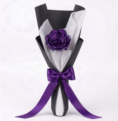 Lonely Luxe — Single Everlasting Satin Rose