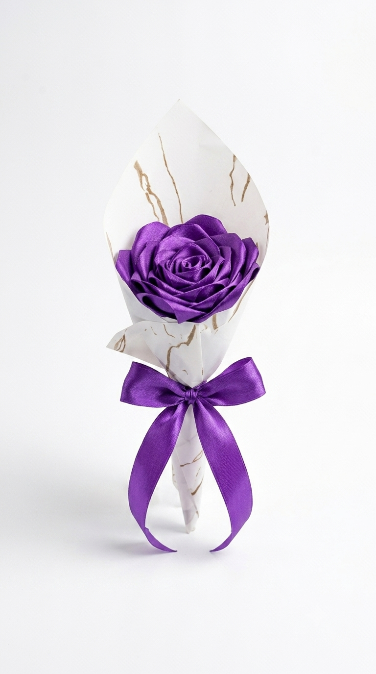 The "Sapphire Mirage" Everlasting Rose