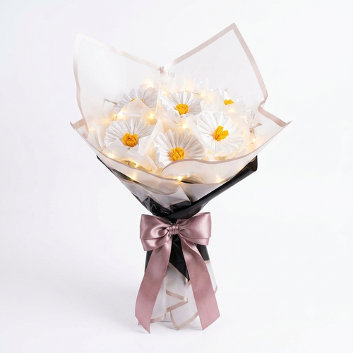 The "Dreamscape Daisy" Everlasting Glow Bouquet