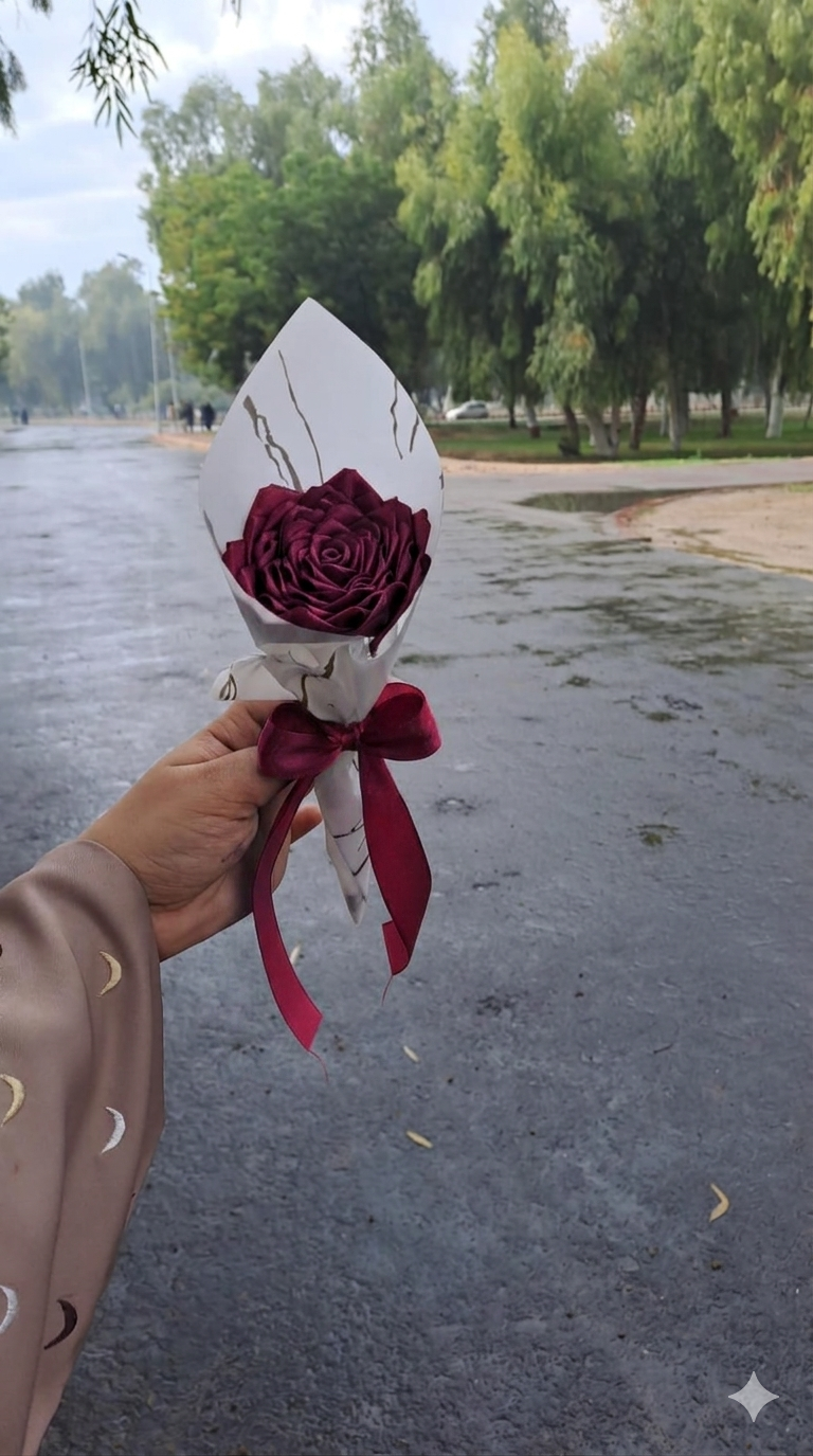 The "Sapphire Mirage" Everlasting Rose