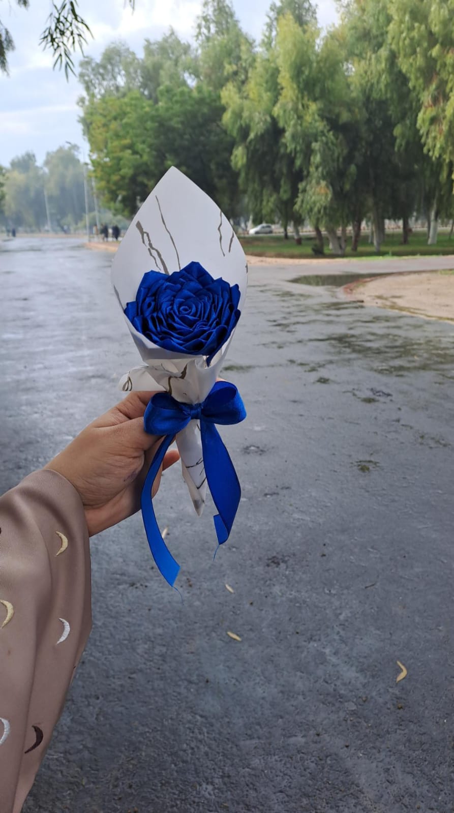 The "Sapphire Mirage" Everlasting Rose