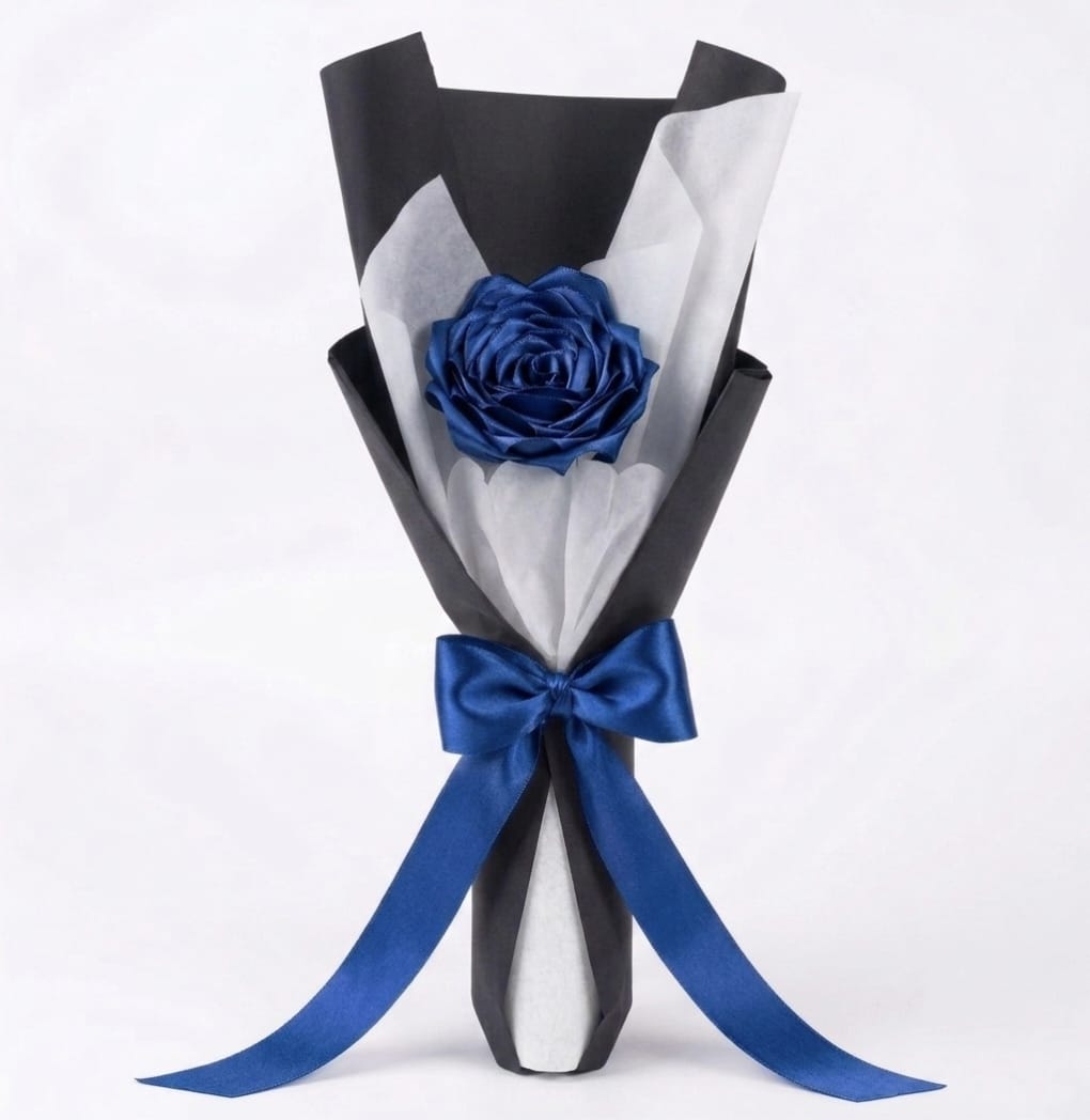 Lonely Luxe — Single Everlasting Satin Rose