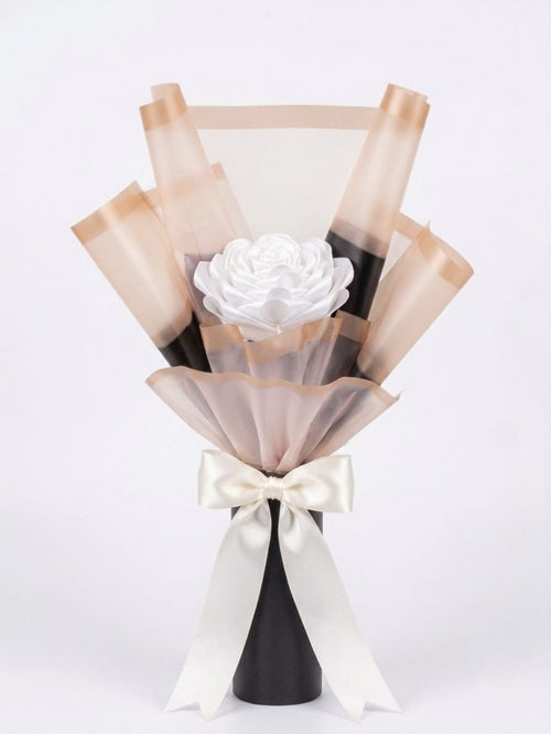 The "Dusty Sonnet" Ribbon Rose