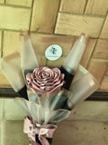 The "Dusty Sonnet" Ribbon Rose